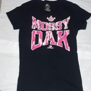 Black and pink mossy oak